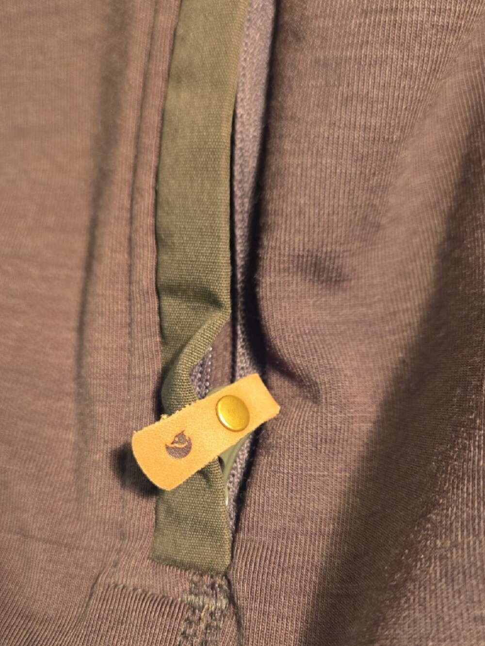 Fjallraven Keb Fleece Hoodie Men's Jacket, Deep Forest, Large - Picture 9 of 9